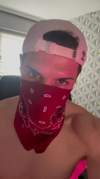 Handsome hunk in bandana
