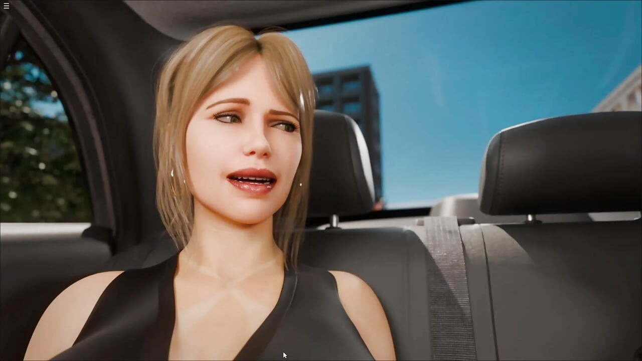 Secretary Girl Giving Deepthroat Blowjob To Boss Huge Cock In Car
