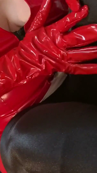 Red Heels and Black Spandex Leggings Fetish | Clip 1