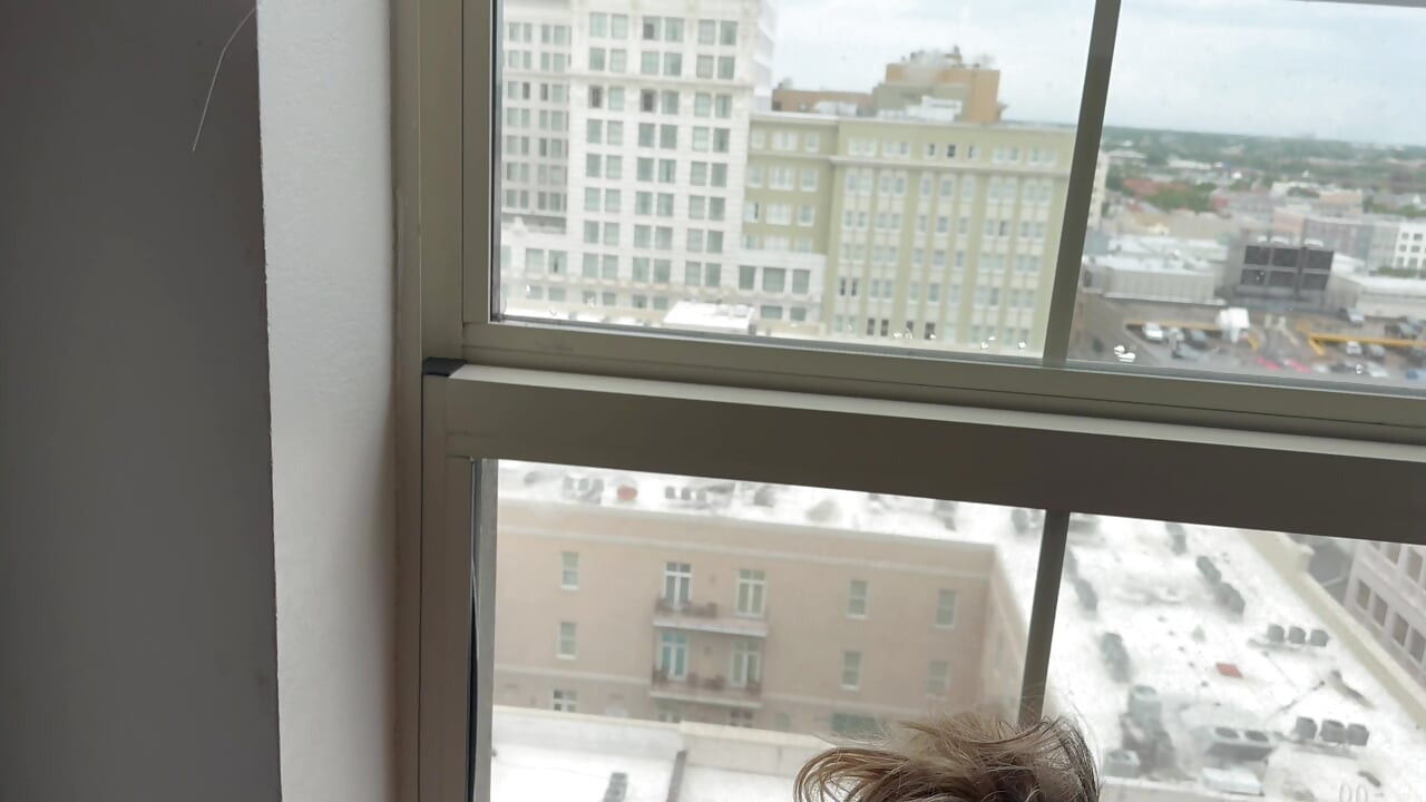 Anal Behind the Glass makes her Cum.
