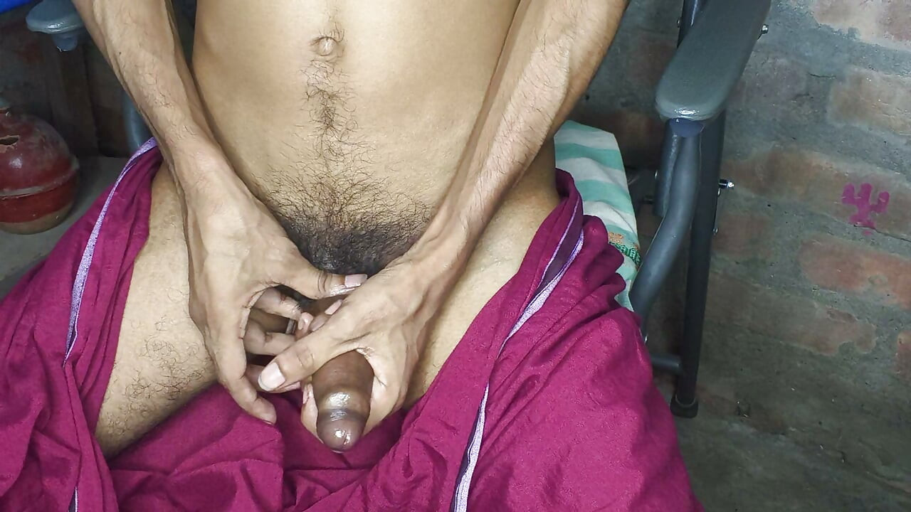Preparing to masturbate