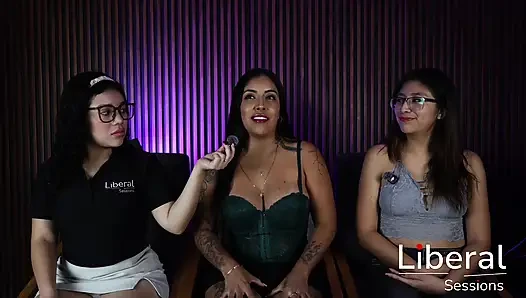 ORGY with two HOTWIVES, they are fucked by strong men