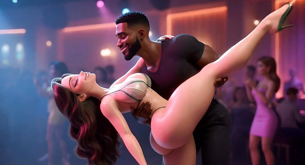 Ep9-From Chubby & Ignored to Curvy Cock Tease-Wife in Emerald Micro Bikini With a handsome black man