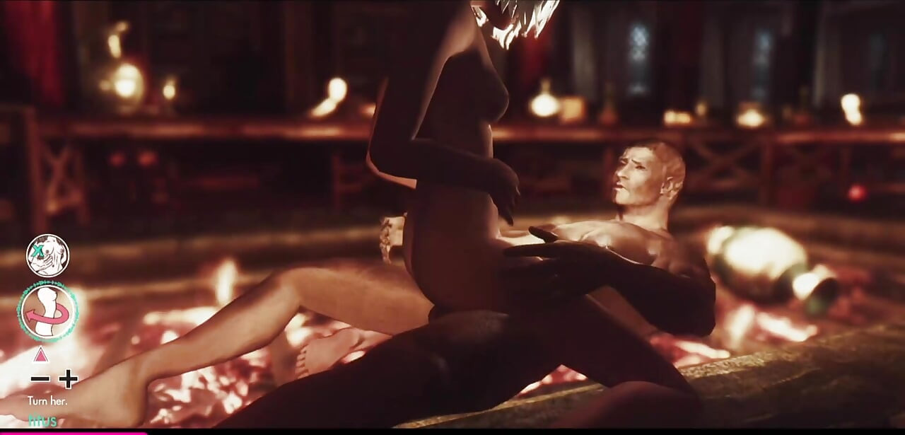 Шпиливаю 2B в Skyrim, OSEX (Nier x Skyrim)