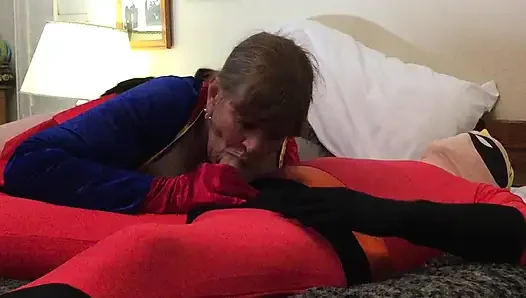 Granny Carmen's Champion Cocksucking Cosplay Cavalcade Compilation 11920COMP