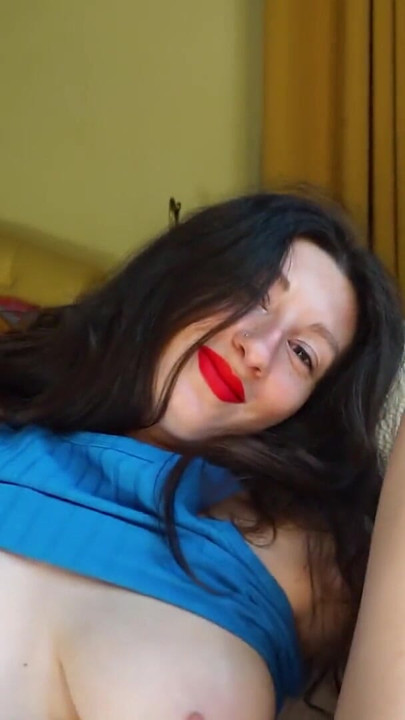Busty Italian seduces roommate and makes him cum inside her | Clip 1