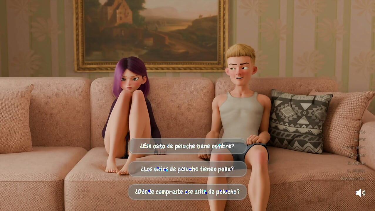 Une demi-sœur baise avec un ours en nounours - goodluke 1