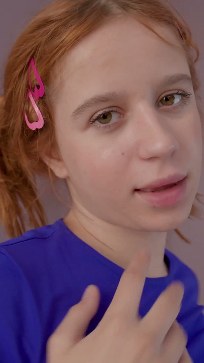 Redhead with Pigtails