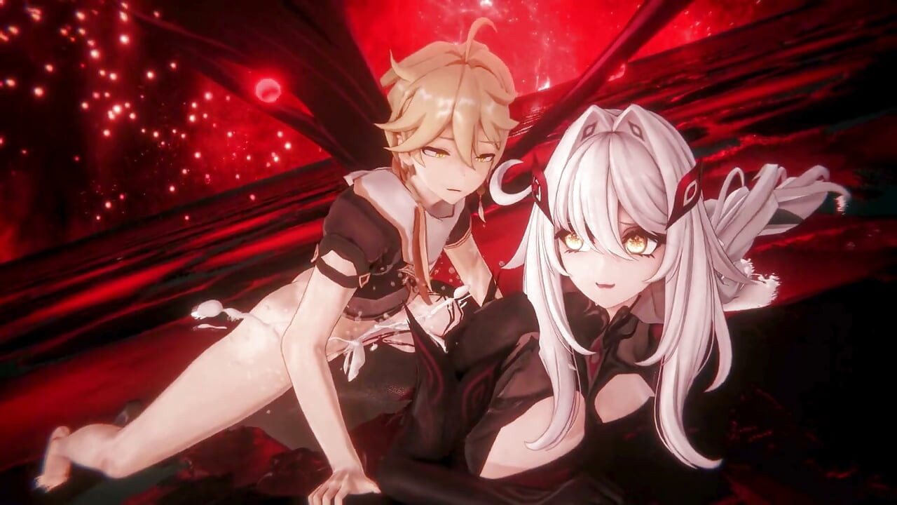 Genshin Impact - Ronova and Anastasya Passionate Sex - 3D Hentai Animations