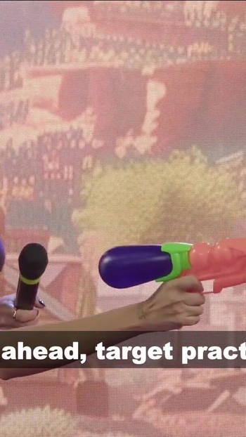 Epic moment from "How wet will they be?"