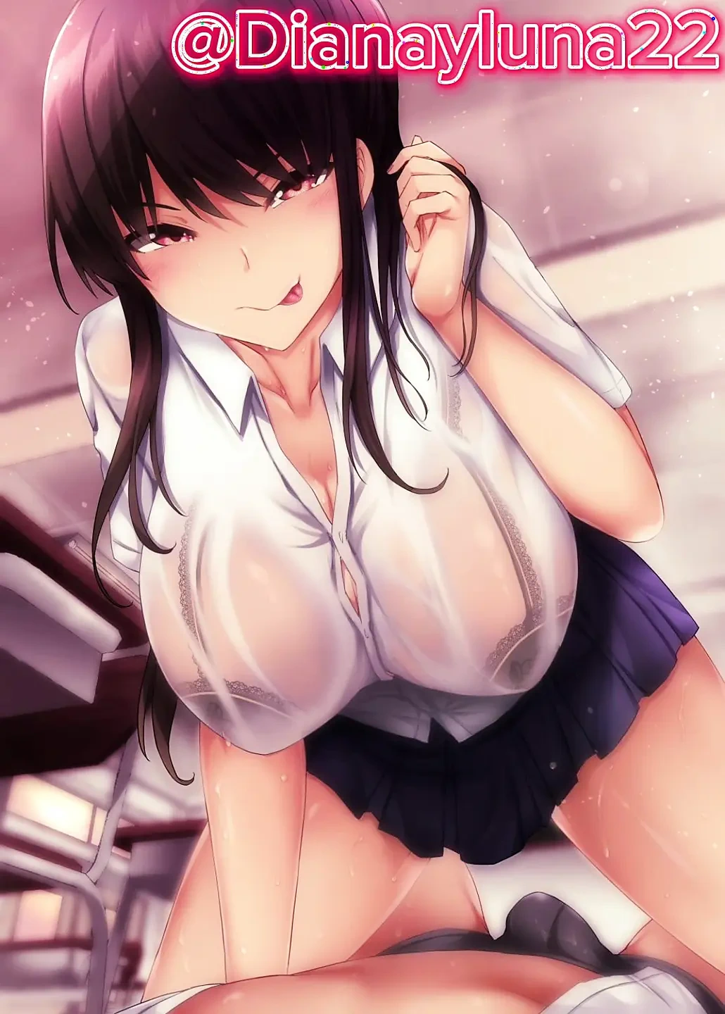 你的热辣学生在下课后用她苗条的深嘴巴勾引你