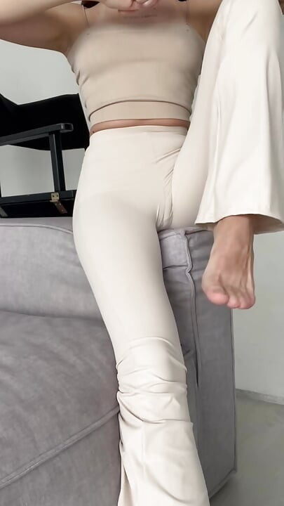 long legs cameltoe leggings yoga