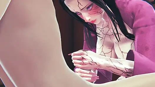 Versi iblis Nezuko - 3D animasi penuh Demon Slayer