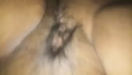 India wife with hairy pussy thick lips parted used heavily