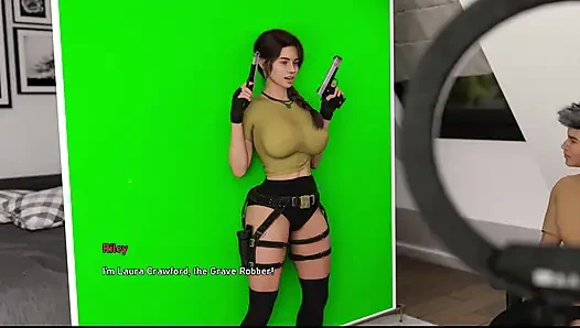 Шаги De Bauchery 31 Райли играла с членом Элайджи в прямом эфире