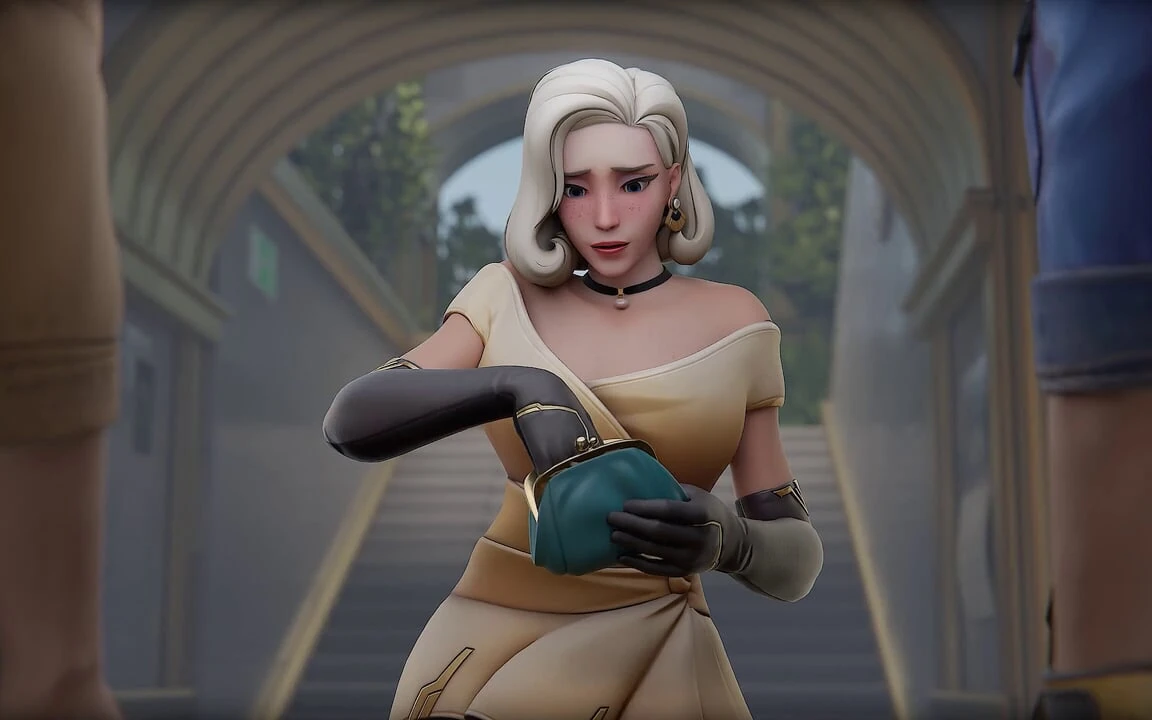 Mercy Sucks Two Big Dicks - 3D Overwatch Animation