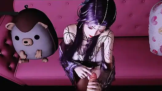 Виртуальная богиня Искра: Изгибы Скарлет - 3D-анимация, хентай