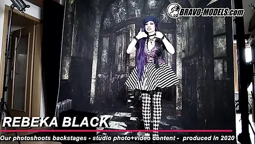 386 -фотосессия за кулисами Rebeka Black - Взрослый