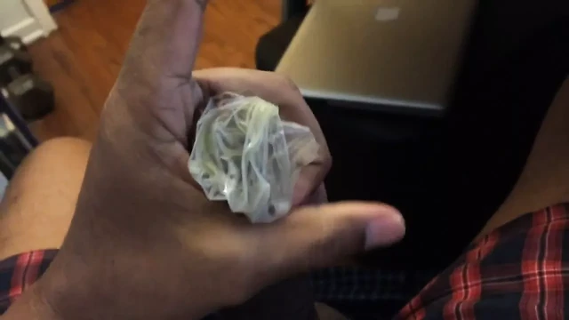 precum, piss and cum ALL out a black dick