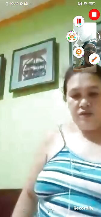 Video sex call this night she orgasm and i cum too.