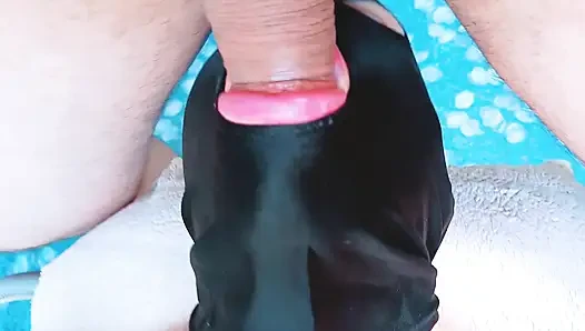 Ein schneller blowjob mit viel sperma