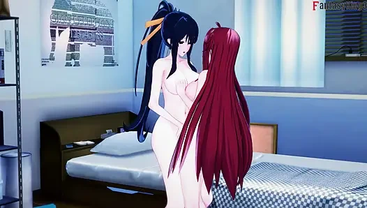 Seks threesome hot rias gremory dan akeno - dxd ntr madness series