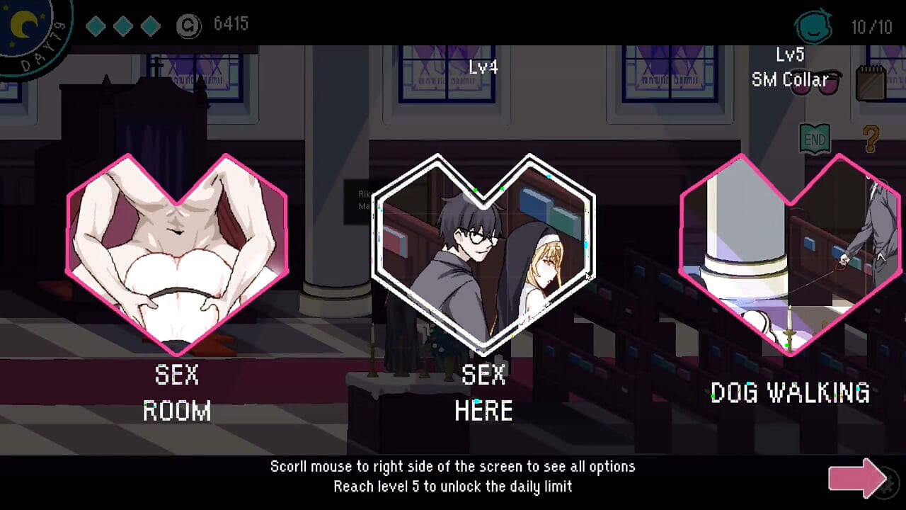 Hentai Game - Church Hentai Sex Scenes 3 (Rika The Lewd Nun Heroines) - The Censor