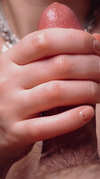 Must-share moment from "Gentle handjob and close-up blowjob from a cute girl with braces"