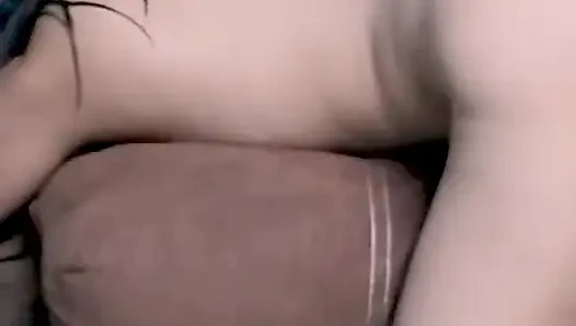 With the neighbor hiding from her husband