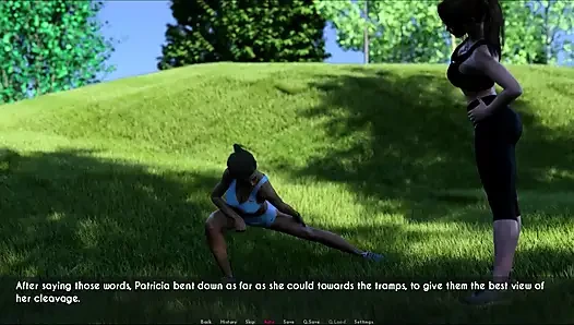 Day 12 - Sophia and Patricia Went to the Park and Teased the Men.