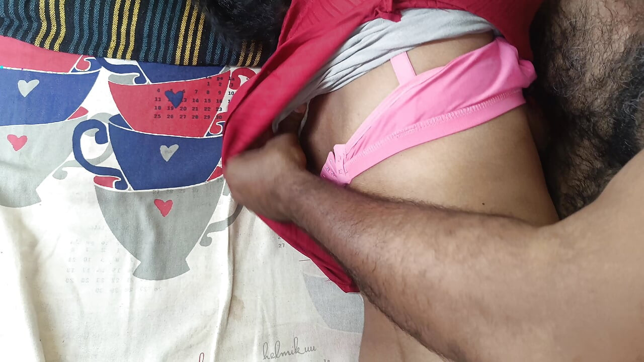 Step brother enjoying bed with house wife