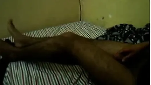 Straight guys feet on webcam #111