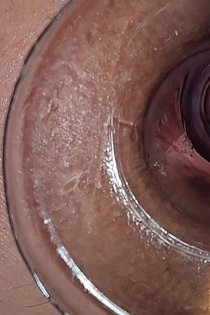 深くアナルホールの視点