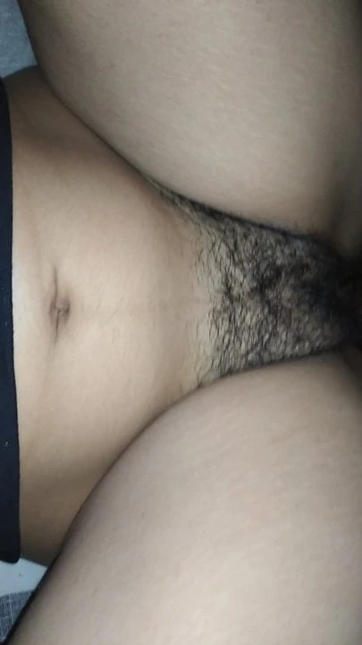 A pretty latin hairy pussy - homemade