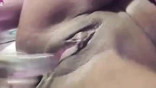 The brunette with the big ass is going to give herself pleasure all by herself
