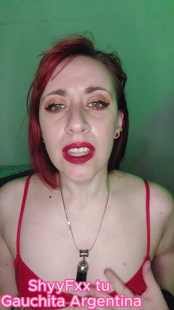 Must-share moment from "RED-HANDED WITH THE PLUMBER! You give her her lesson for daring infidel! JOI ARGENTINA 1"