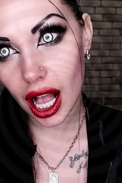 Give your cum and soul to my demonic red lips