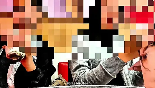 Aku selingkuh dari istri muslimku, dari kafe ke rumah untuk ngentot