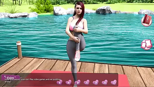 Helping the hotties #3 - Johannes took a sneak peak to see what the girl in the cabin is up to.