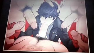 Ren Amamiya aka joker (persona 5) cum eerbetoon