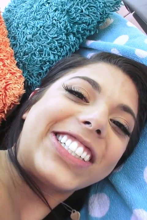 Teenage slut Gina Valentina masturbation