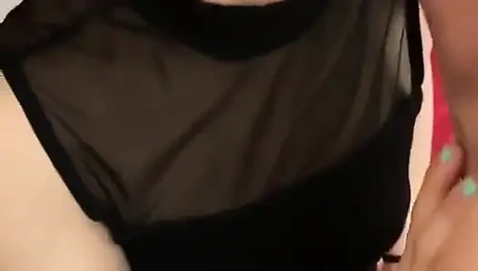 Francesca Palma enjoy with 2 big cocks