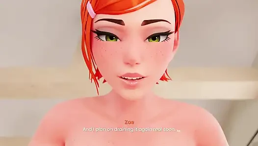 Zoe makes Eden fuck her big ass during workout