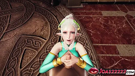 Ateşli prenses ephildis 3d hentai: elle muamele büyük yarak, duvar deliği gırtlağına kadar alma, ayakla mastürbasyon çorap boşalması