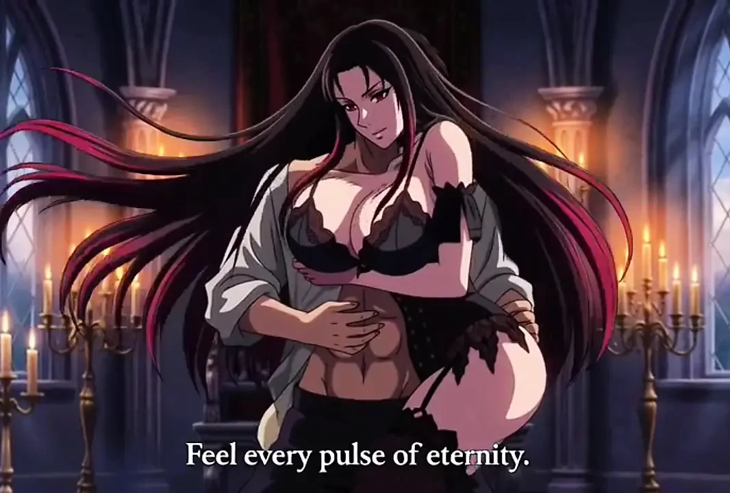 Gothic Vampire Queen Seduces Mortal Lover Into Forbidden Ecstasy & Eternal Bite
