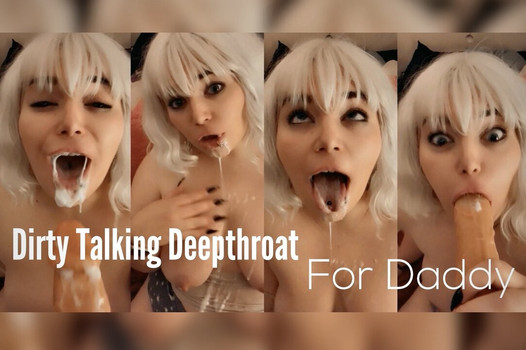 Dirty Talking Deepthroat for Step Daddy