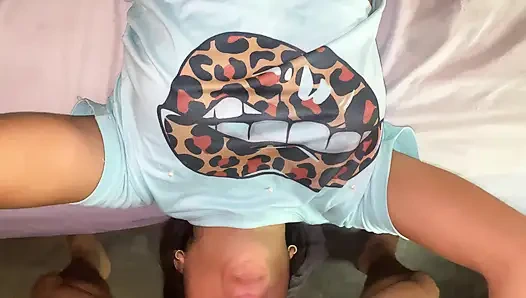 My best friend's boyfriend enters the room, seduces me and we end up fucking