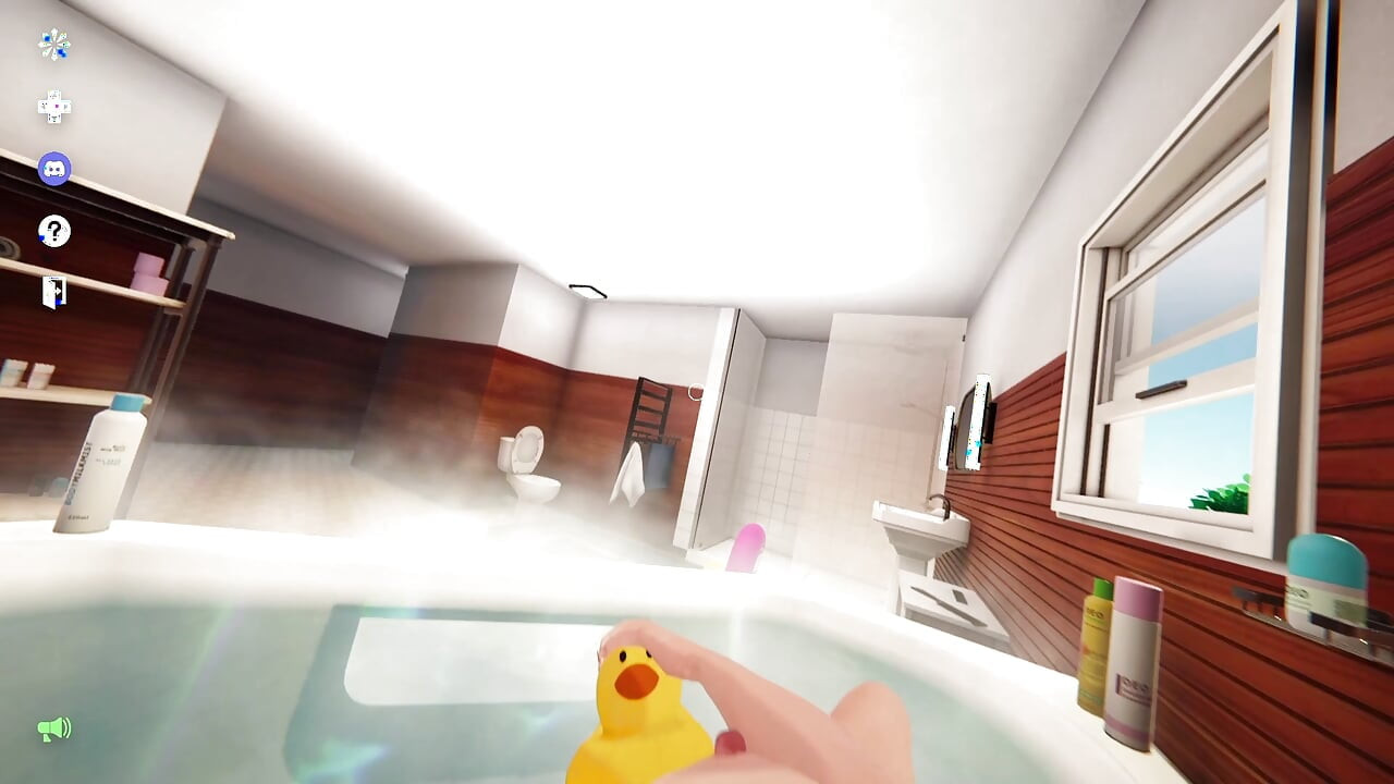 My Busty Hot Roommate Taking a Shower - My Bath Tub Companion - Gameplay