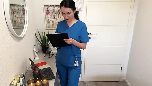 He Gets Caught Jerking During Massage