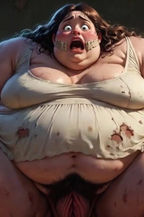 Virgin Fat SSBBW Bound - Scared & Begging for Cock in Her Hairy Pussy